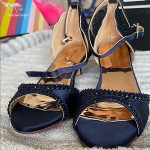 Elegant Navy Blue Women's Shoes